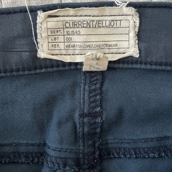 Current Elliott The Soho Zip Stiletto Pants - Picture 7 of 9